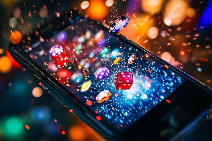 Pengguna membaca halaman mobile dengan jelas